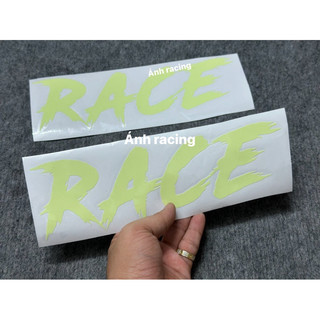 TEM DẠ QUANG CHỮ RACE