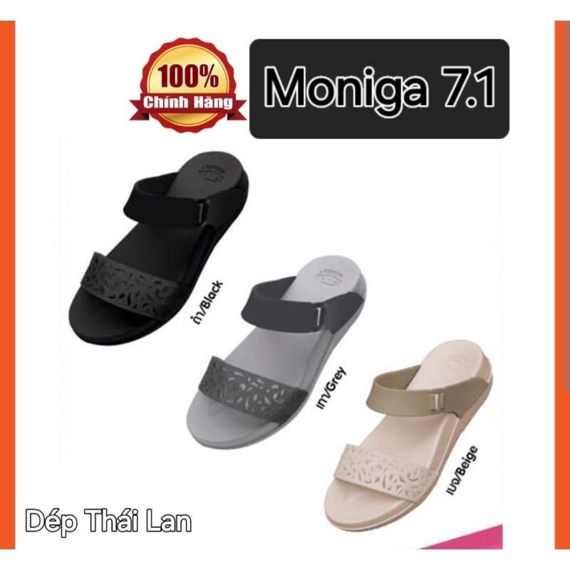 Dép hai quai Thái Lan Monobo đế cao moniga 7.1.