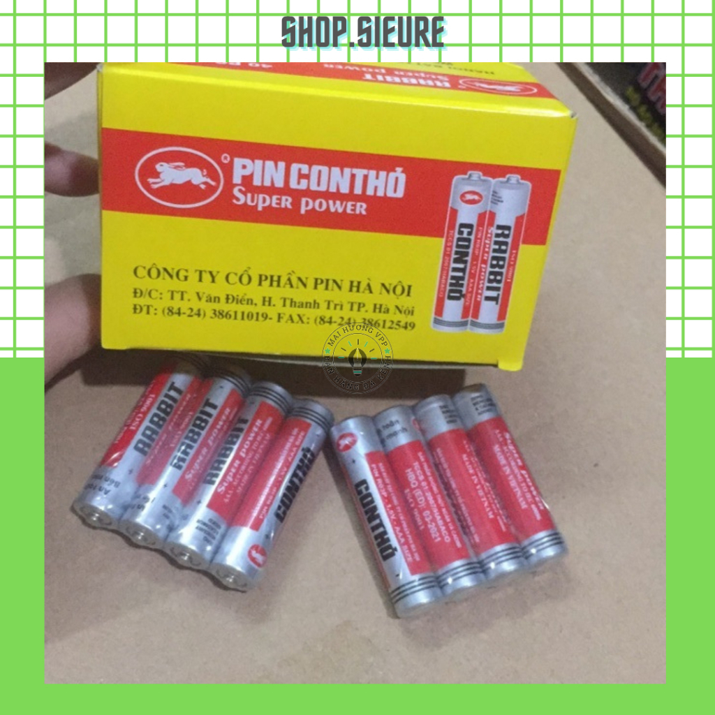 vỉ 4 quả pin tiểu AAA