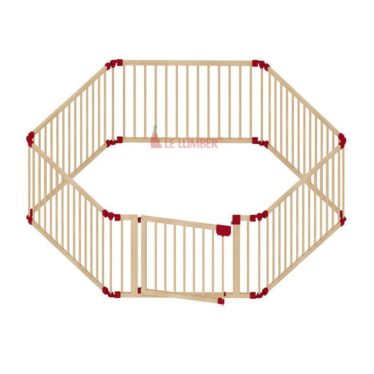 Cũi 5d Playpen rào chắn bé 6 cánh