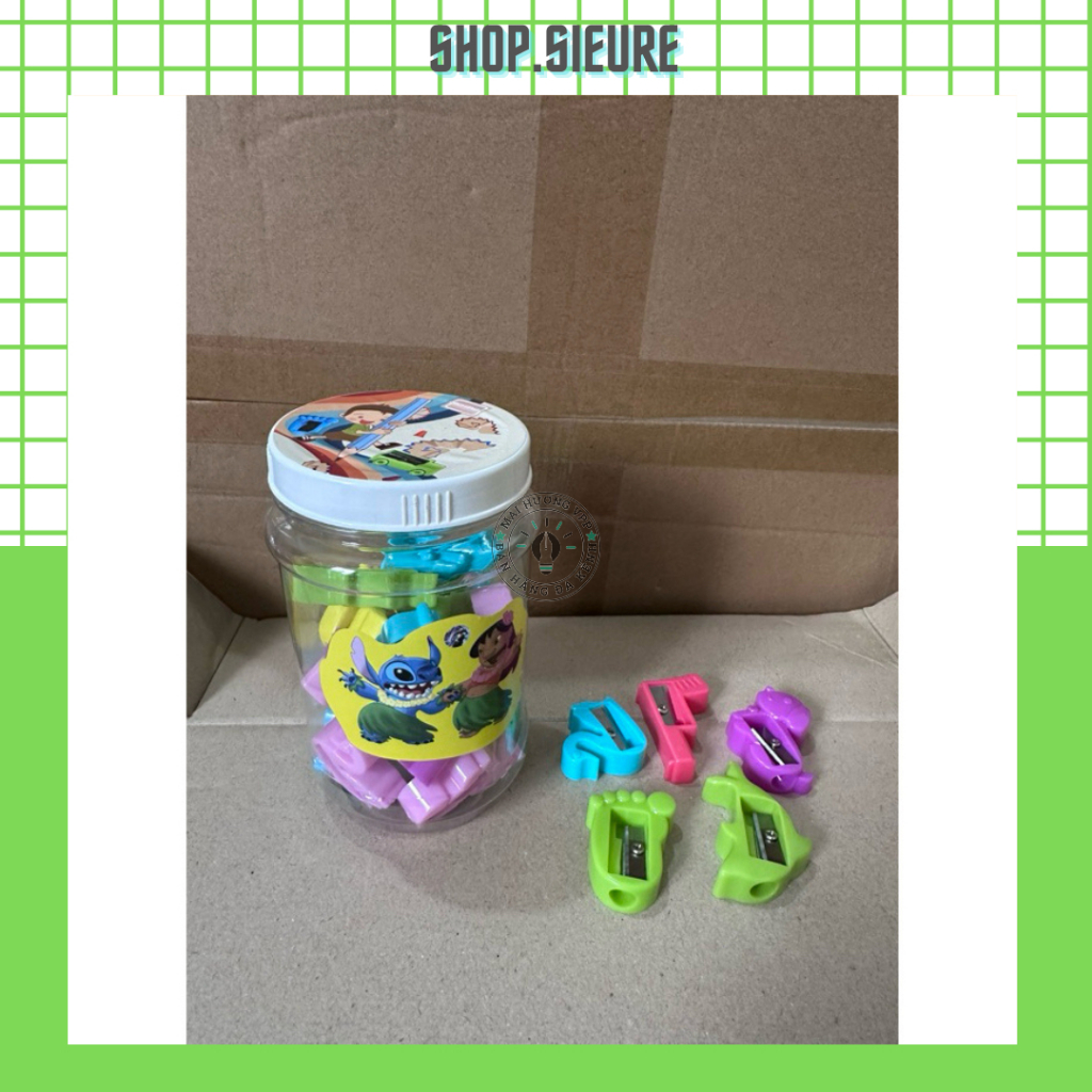 Lọ 24 Chiếc Gọt Bút Chì Size Nhỏ
