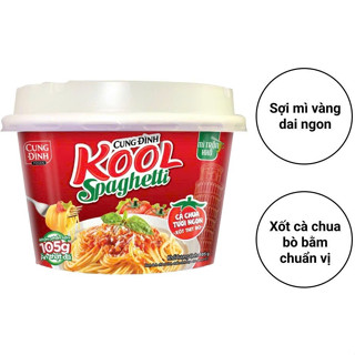 ( Thùng 12 tô ) Mì trộn Cung Đình Kool Spaghetti 105g