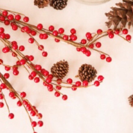 1 cành đào đông (cherry) giả