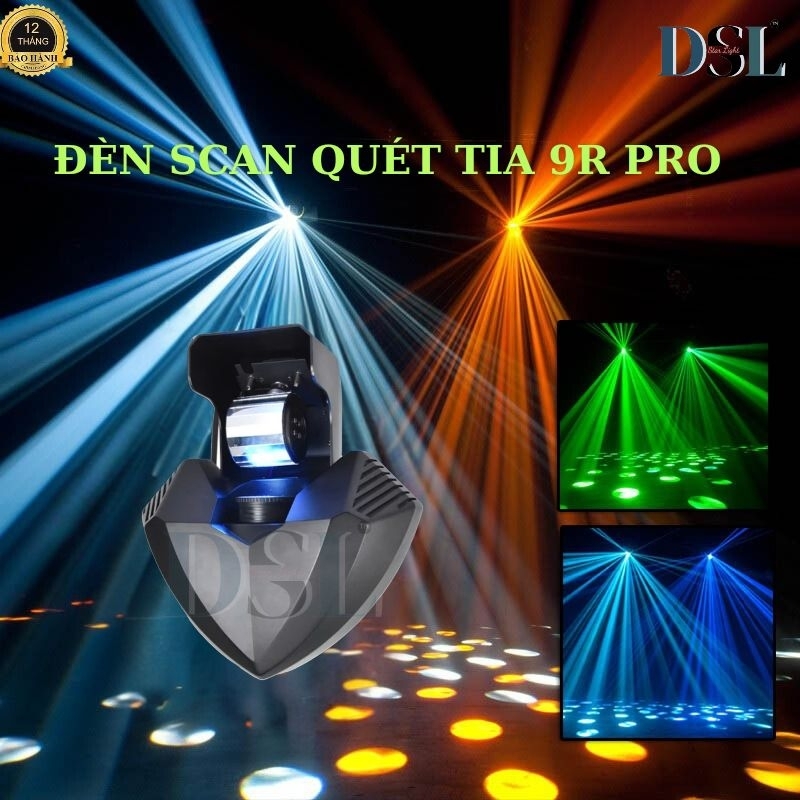 Đèn Scan quét tia 9R PRO