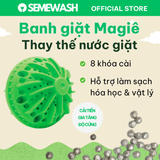 Banh giặt quần áo magie Semewash túi giặt bóng giặt magiê hạt viên giặt thay thế xà phòng bột nước giặt trứng MG