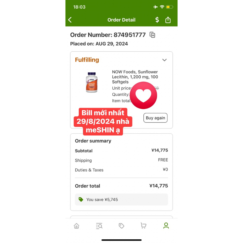 Viên chống tắc tia sữa Sunflower Lecithin Now 1200mg Now Mỹ