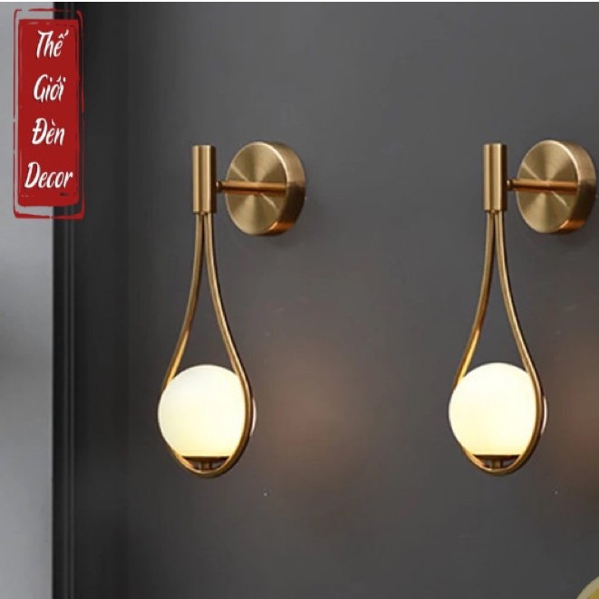 Đèn Tường Giọt Nước Chao Đèn Thuỷ Tinh Hiện Đại TG127