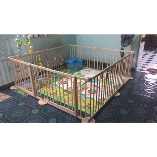 Quây cũi gỗ 8 cánh