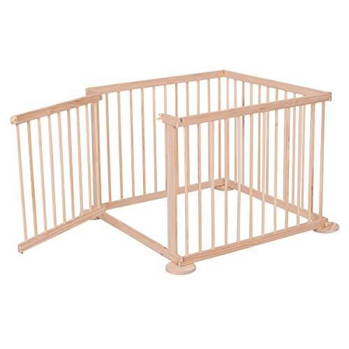 Quây cũi gỗ 4 cánh đảm bảo an toàn cho bé