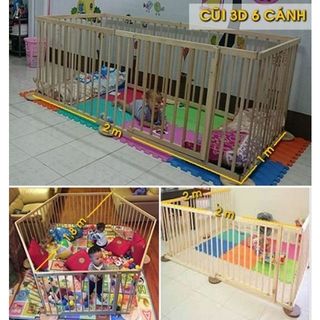 Cũi 3d 6 cánh xuất khẩu