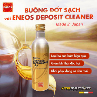Combo -Dung dịch,phụ gia làm sạch tẩy cacbon buồng đốt động cơ xe máy,ô tô ENEOS DEPOSIT CLEANER 180 ml -Hàng chính hãng
