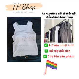 ÁO NỊT TOMBOY dáng dài có gài, thun 4 chiều thoáng mát