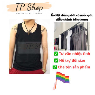 ÁO NỊT TOMBOY dáng dài có gài, thun 4 chiều thoáng mát