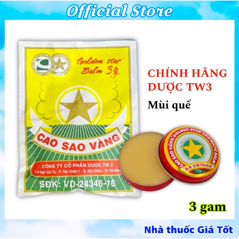Combo 10 Dầu Cù Là 3g - Cao Sao Vàng TW3