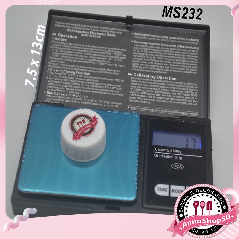 CÂN TIỂU LY MS232