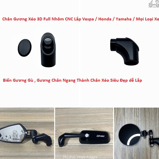 Chân Gương Xéo 3D