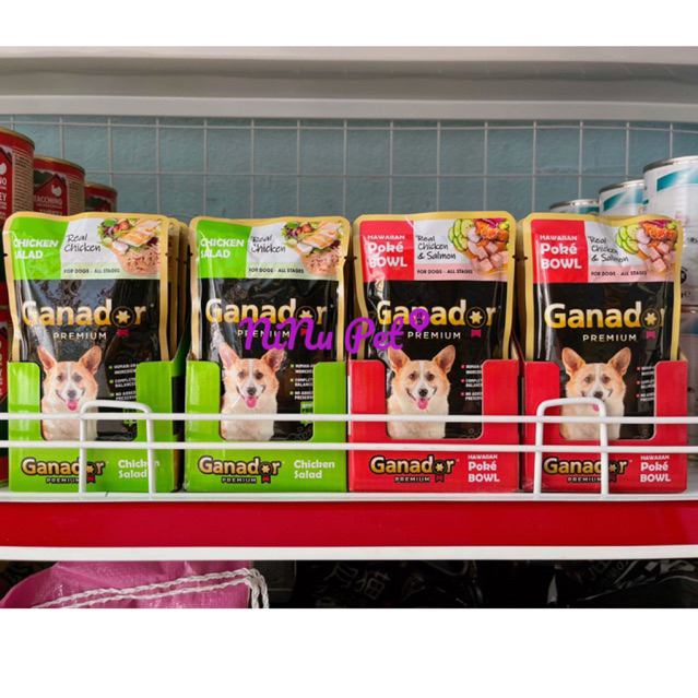 Pate Ganador Premium cho chó 120g Pate gói cho chó