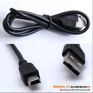 Cáp usb, Cáp sạc, kết nối data chân MiniUSB 5 pin