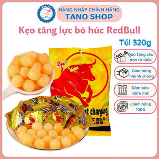 Kẹo ngậm nước ngọt / tăng lực Bò Húc RedBull gói 320g | Ăn vặt ngon rẻ Tano