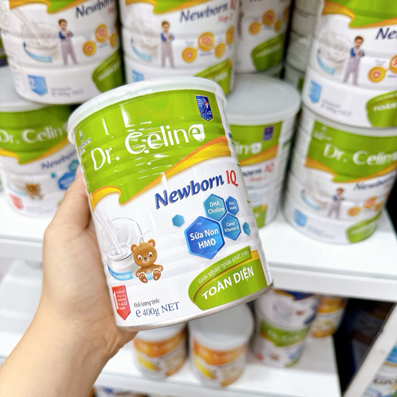 Sữa Dr. Celine Newborn IQ 0-12 Tháng 400g,900g (kèm quà)