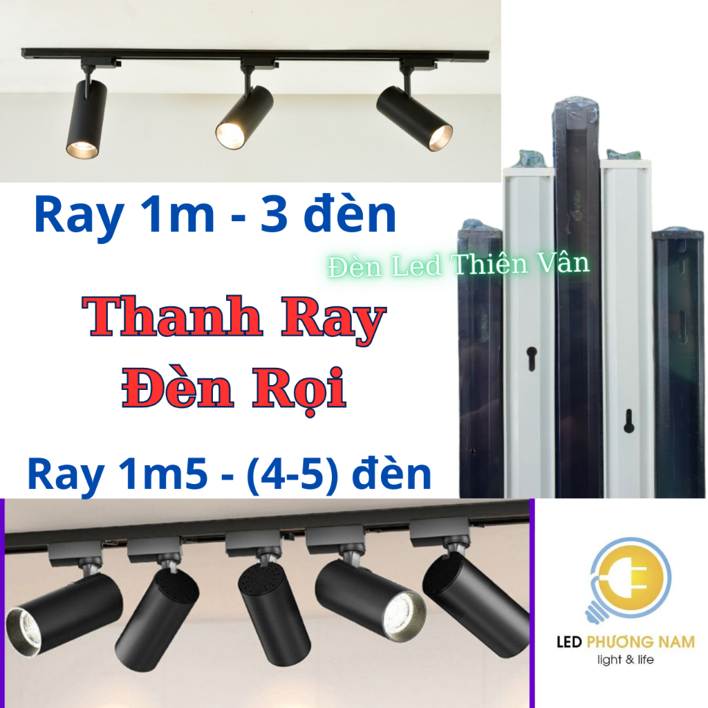 Thanh Ray Đèn Rọi Cao Cấp (Bảo Hành 12 Tháng)