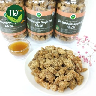 [Hũ 250 gr] Viên ngậm gừng gió đường phèn mật ong Đắk Lắk chính hiệu, vị cay dịu nhẹ, giảm ho, đau bụng kinh, giải cảm