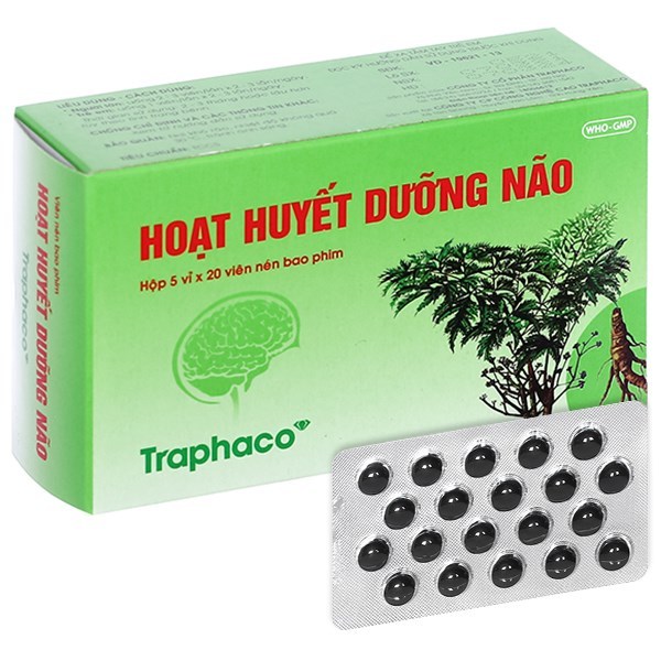 HOẠT HUYẾT DƯỠNG NÃO TRAPHACO  Hàng chính hãng