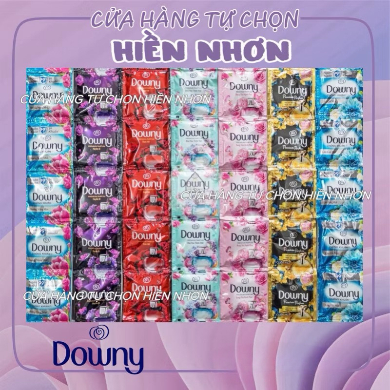 [Combo 2/5/10 Dây] Nước xả Downy 1 lần xả/ Dây 10 gói
