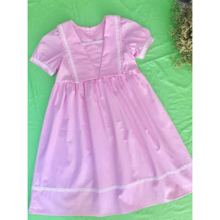 Rập mã R70 - đầm cổ sen cho bé gái
