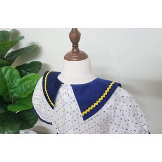 Rập mã R70 - đầm cổ sen cho bé gái