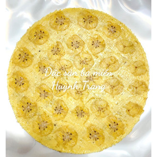 (Chưa Nướng) 10 Cái Bánh Phồng Chuối (Bánh Tráng Chuối) Sơn Đốc Đặc sản Bến Tre