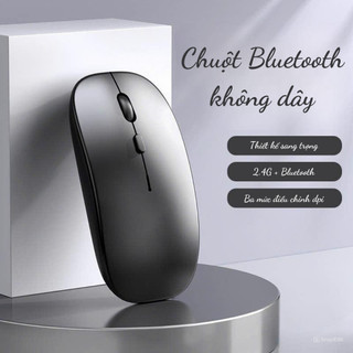 Chuột máy tính bluetooth không dây M1 sạc pin dùng cho laptop tablet mabook văn phòng