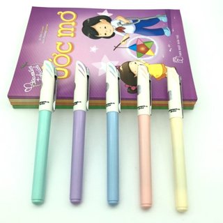 Bút thầy Ánh Sh058 ngòi kim tinh lá tre tự tạo thanh đậm