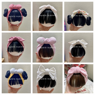 [Nhiều mẫu 3-8kg] MŨ TURBAN tóc giả cho bé gái, nón turban tóc giả, băng đô tóc giả bé gái