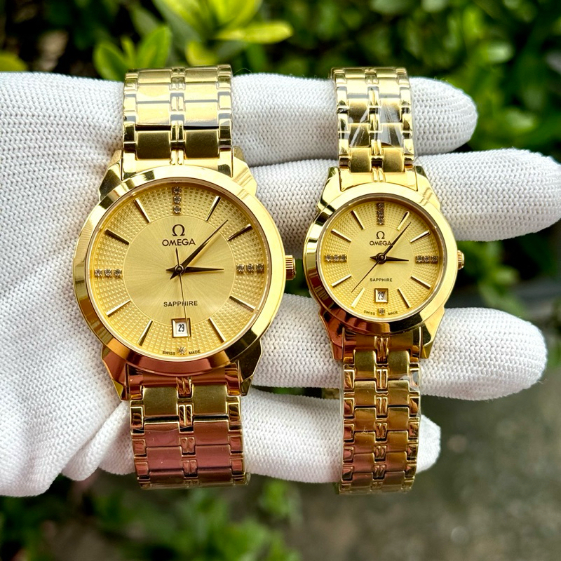 Đồng hồ Cặp đôi OMG 1 lịch máy pin Miyota chuẩn Nhật, kính  sapphire chuẩn hàng loại 1