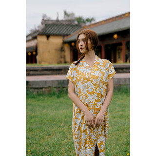 BLEUDESAIGON - ĐẦM LINEN ĐÔNG VY