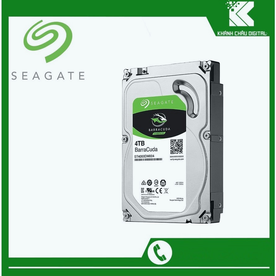 Ổ Cứng HDD Seagate Barracuda 4TB ( ST4000DM004 ) - Hàng Chính Hãng
