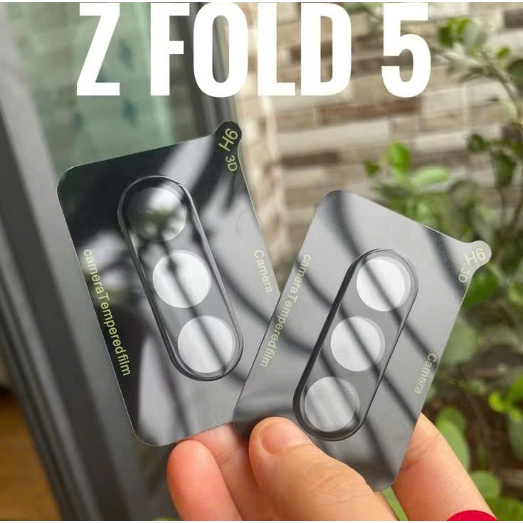 Kính cường lực Camera Samsung Galaxy Z Fold 5 / Fold 4 đen siêu bảo vệ camera chống trầy xước