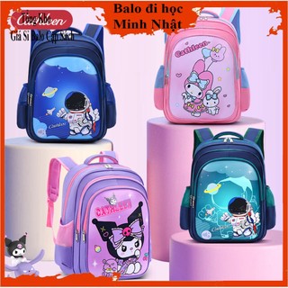 Mẫu mới -Siêu hot- Balo cho bé trai bé gái cấp 1 cấp 2 họa tiết đáng yêu phi hành gia, koromi có tặng kèm móc khóa