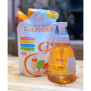   Mẫu mới  Nước rửa bình sữa Wesser chai túi 500ML 