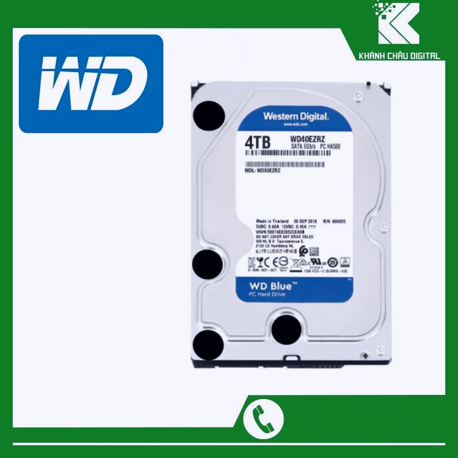 Ổ cứng WD Blue 4TB 3.5" Sata 3 dành cho PC