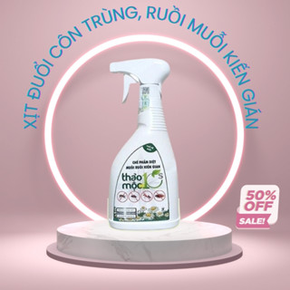 Bình Xịt Diệt Muỗi Kiến Gián Mối Sinh Học THẢO MỘC 10 Chai 500ml
