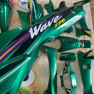  Dàn áo xe wave Alpha - ZX -Wave thái 1 bóng đời 1997 đến 2005 màu Xanh Ken -nhựa ABS LOẠI ĐẸP 