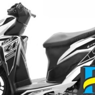 Tem Rời Vario 150 Trắng Đen