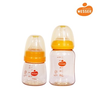 Bình Sữa PP / PPSU Wesser ( 60ml,140ml,250ml/ bình cổ hẹp hoặc 180ml,260ml/bình cổ rộng)