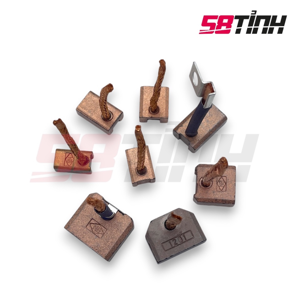 Than Đề, Chổi Than Đề Xe Tải, Ô Tô, Xe Hơi BX 70 154 174 1201 380 390 391 404 430 8-9 (Bộ 4 Viên)