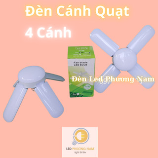 ĐÈN LED 4 CÁNH QUẠT 60w + Tâm Đèn [ Tốt ]