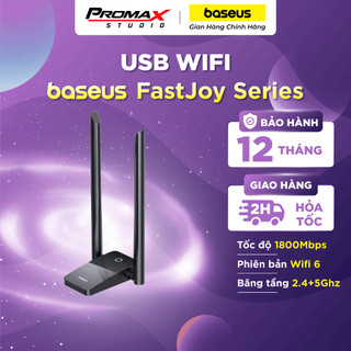 USB Wi-Fi 5/6 Baseus FastJoy Series WiFi Adapter (Ăng-ten ngoài)