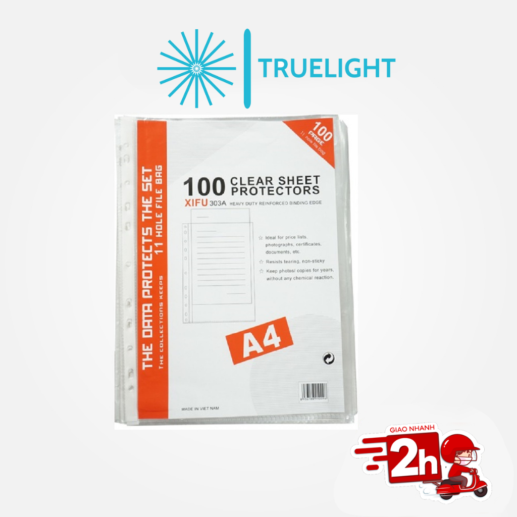 Xấp 100 Tờ Bìa Lỗ 600 500 400 300 Gram - Bìa Lỗ Văn Phòng
