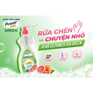 NƯỚC RỬA CHÉN POWER100 TINH DẦU CHANH 750G